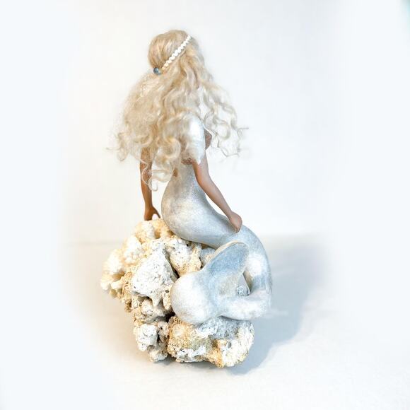 Vtg Mermaid Artist Doll OOAK Dottie Dunsmore Sculpture Fantasy Art Figurine - Picture 5 of 10